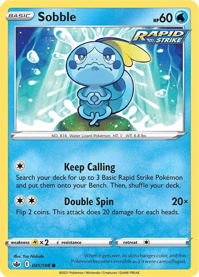 Sword & Shield Chilling Reign - 041/198 Sobble Common