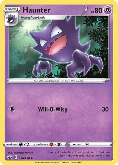 Sword & Shield Chilling Reign - 056/198 Haunter Uncommon