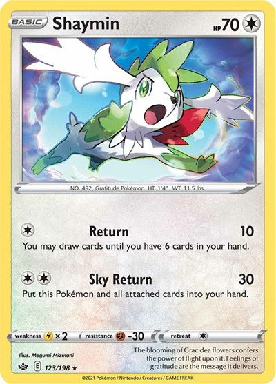 Sword & Shield Chilling Reign - 123/198 Shaymin Holo Rare