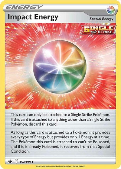 Sword & Shield Chilling Reign - 157/198 Impact Energy Uncommon