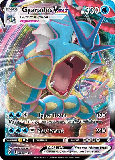 Sword & Shield Evolving Skies - 029/203 Gyarados VMAX Ultra Rare