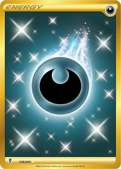 Sword & Shield Evolving Skies - 236/203 Darkness Energy Secret Rare