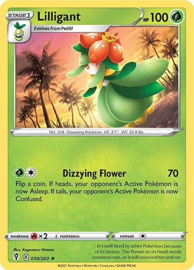 Sword & Shield Evolving Skies - 010/203 Lilligant Rare