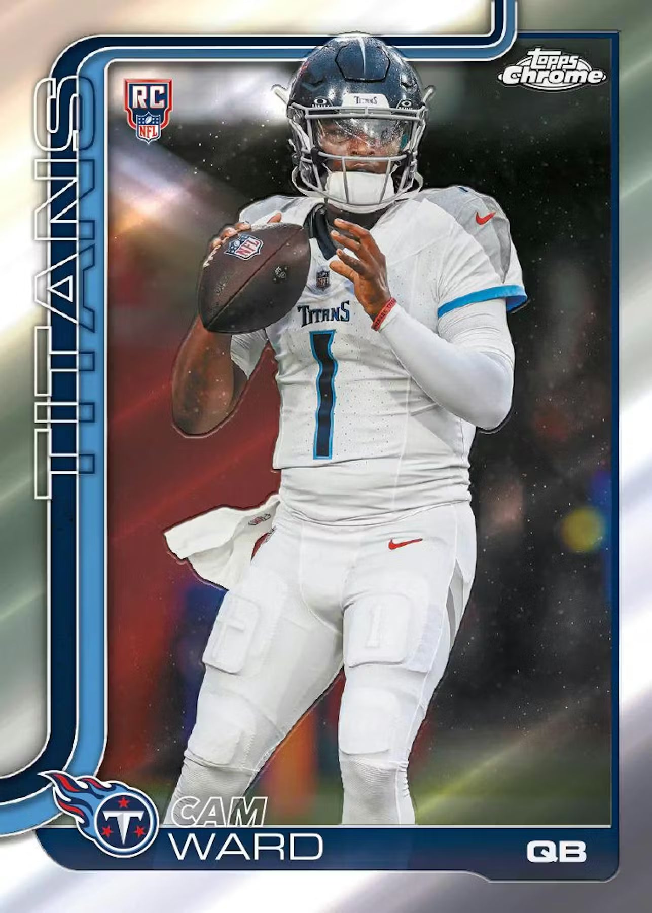 2025 Topps Chrome Football NFL Blaster Box