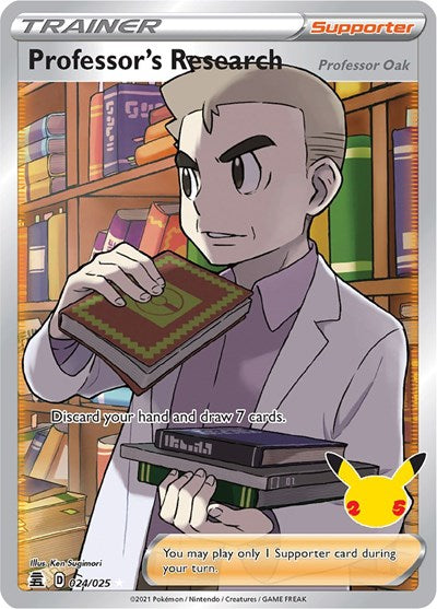 Celebrations - 024/025 Professor's Research (Full Art) Ultra Rare