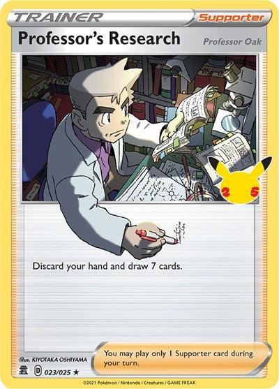 Celebrations - 023/025 Professor's Research Holo Rare