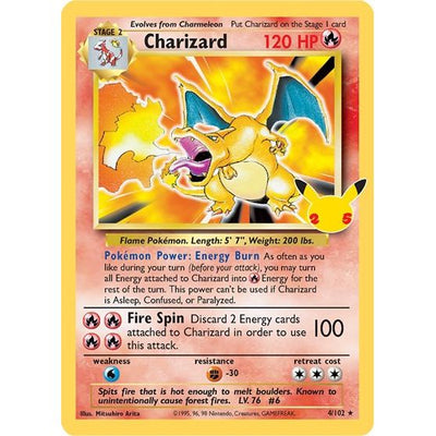 Celebrations Classic Collection - 4/102 Charizard Classic Collection