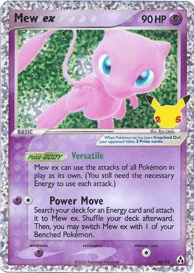 Celebrations Classic Collection - 88/92 Mew ex Classic Collection