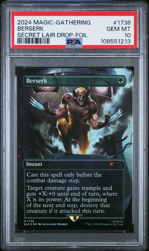 2024 Magic The Gathering Secret Lair Drop #864 Sculpting Steel Secret Lair Drop-Foil PSA 10