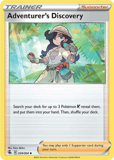 Sword & Shield Fusion Strike - 224/264 Adventurer's Discovery Uncommon