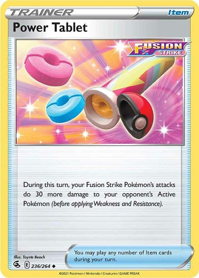 Sword & Shield Fusion Strike - 236/264 Power Tablet Uncommon