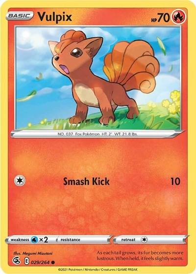 Sword & Shield Fusion Strike - 029/264 Vulpix Common