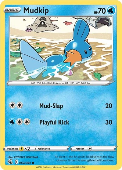 Sword & Shield Fusion Strike - 062/264 Mudkip Common