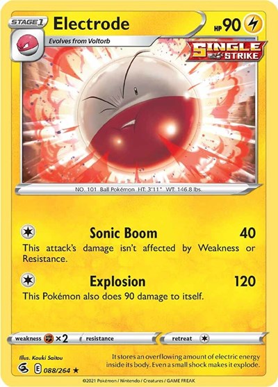 Sword & Shield Fusion Strike - 088/264 Electrode Rare