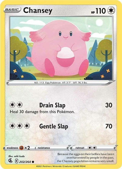 Sword & Shield Fusion Strike - 202/264 Chansey Common