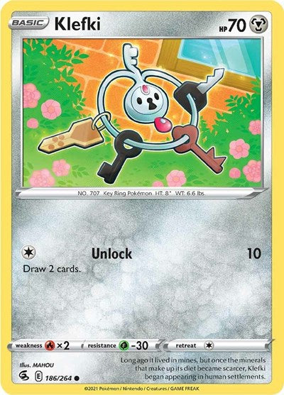 Sword & Shield Fusion Strike - 186/264 Klefki Common