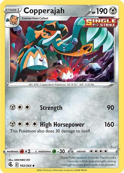 Sword & Shield Fusion Strike - 192/264 Copperajah Uncommon