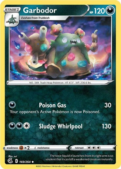 Sword & Shield Fusion Strike - 169/264 Garbodor Uncommon