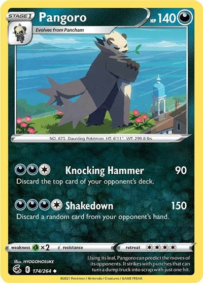 Sword & Shield Fusion Strike - 174/264 Pangoro Uncommon