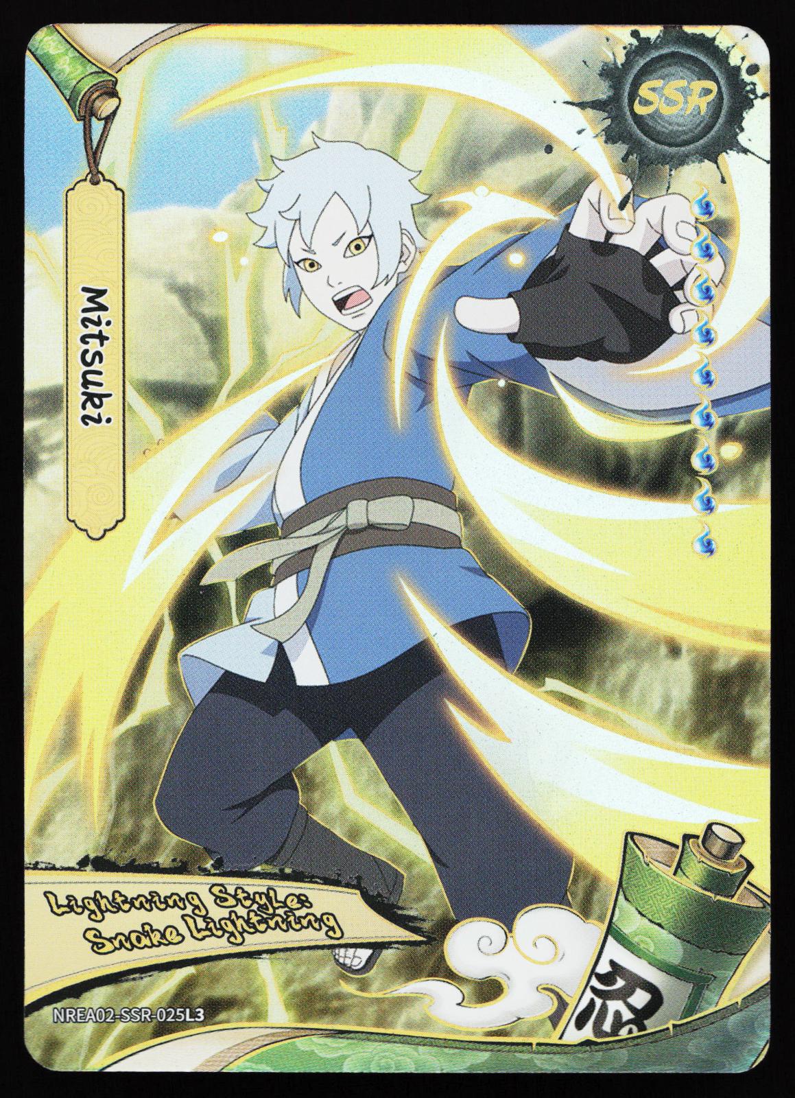 Naruto Kayou Earth Scrolls Series 2 Mitsuki NREA02-SSR-025L3 Super Secret Rare