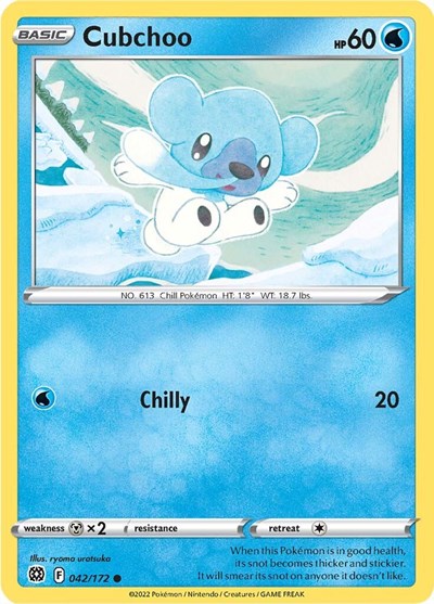 Sword & Shield Brilliant Stars - 042/172 Cubchoo Common