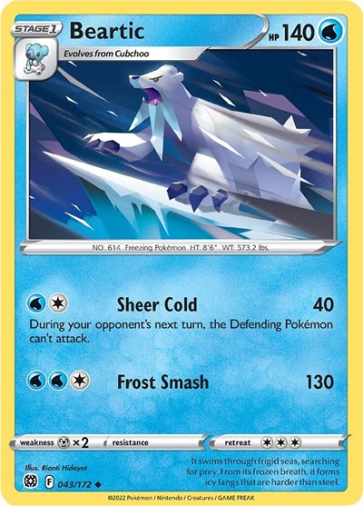 Sword & Shield Brilliant Stars - 043/172 Beartic Uncommon