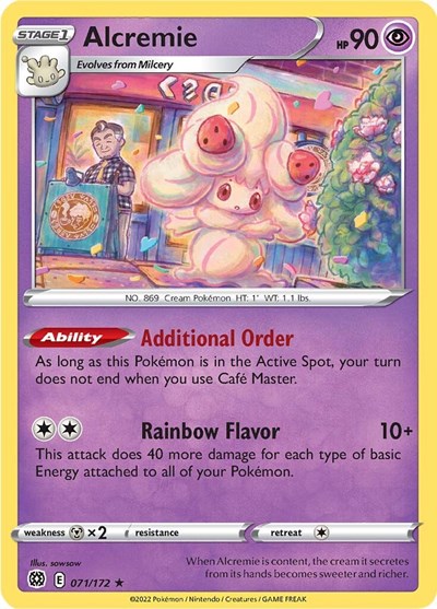 Sword & Shield Brilliant Stars - 071/172 Alcremie Rare