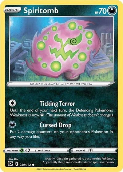 Sword & Shield Brilliant Stars - 089/172 Spiritomb Common