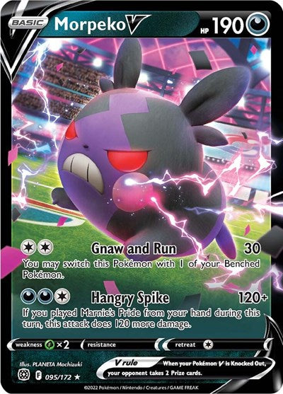 Sword & Shield Brilliant Stars - 095/172 Morpeko V Ultra Rare