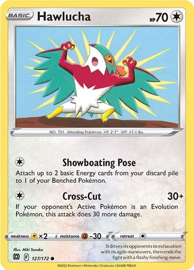 Sword & Shield Brilliant Stars - 127/172 Hawlucha Common