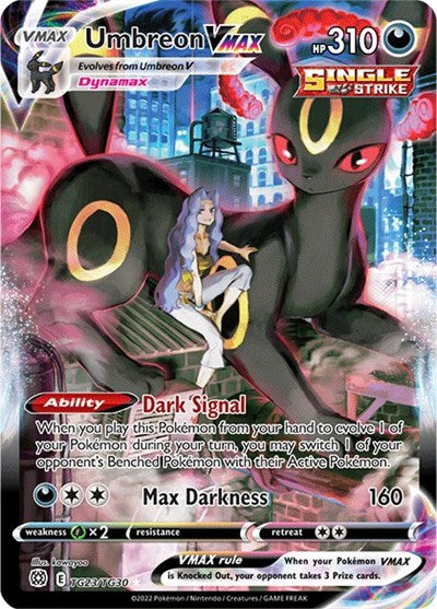 Sword & Shield Brilliant Stars Trainer Gallery - TG23/TG30 Umbreon VMAX Ultra Rare