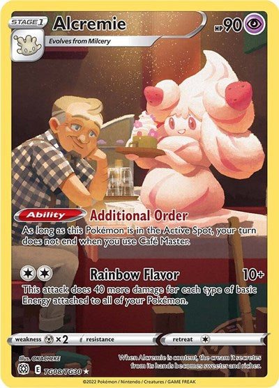 Sword & Shield Brilliant Stars Trainer Gallery - TG08/TG30 Alcremie Ultra Rare