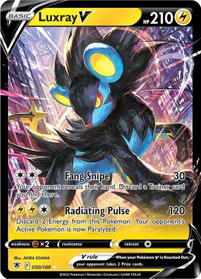 Sword & Shield Astral Radiance - 050/189 Luxray V Ultra Rare