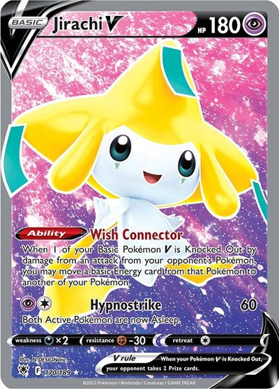 Sword & Shield Astral Radiance - 170/189 Jirachi V (Full Art) Ultra Rare