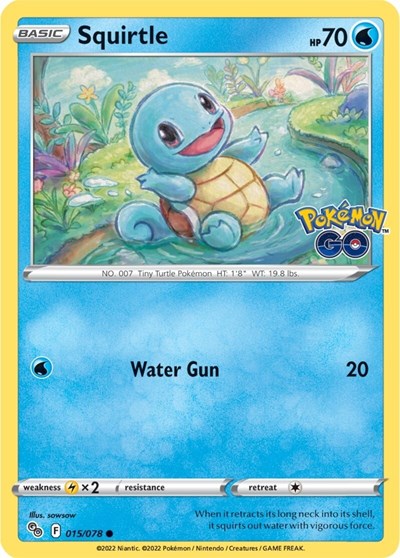 Pokemon GO - 015/078 Squirtle Common