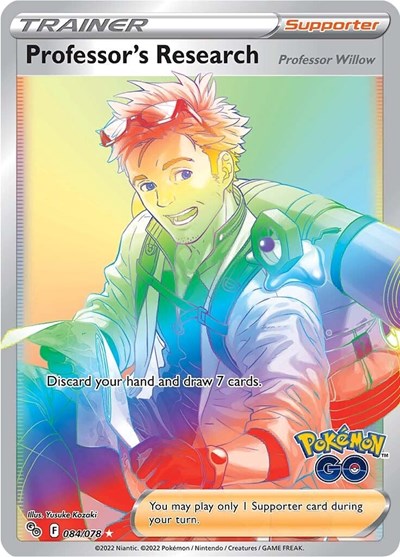 Pokemon GO - 084/078 Professor's Research Secret Rare