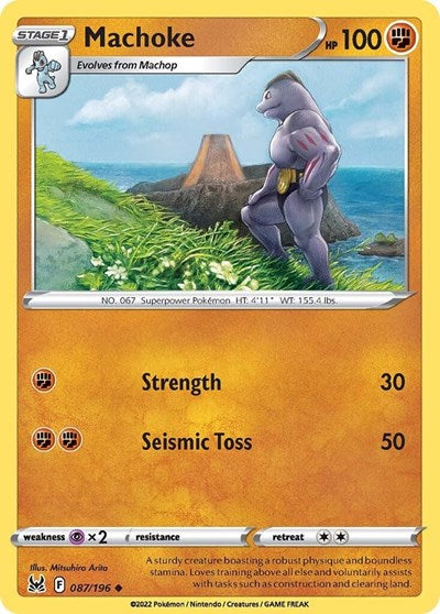 Sword & Shield Lost Origin - 087/196 Machoke Uncommon