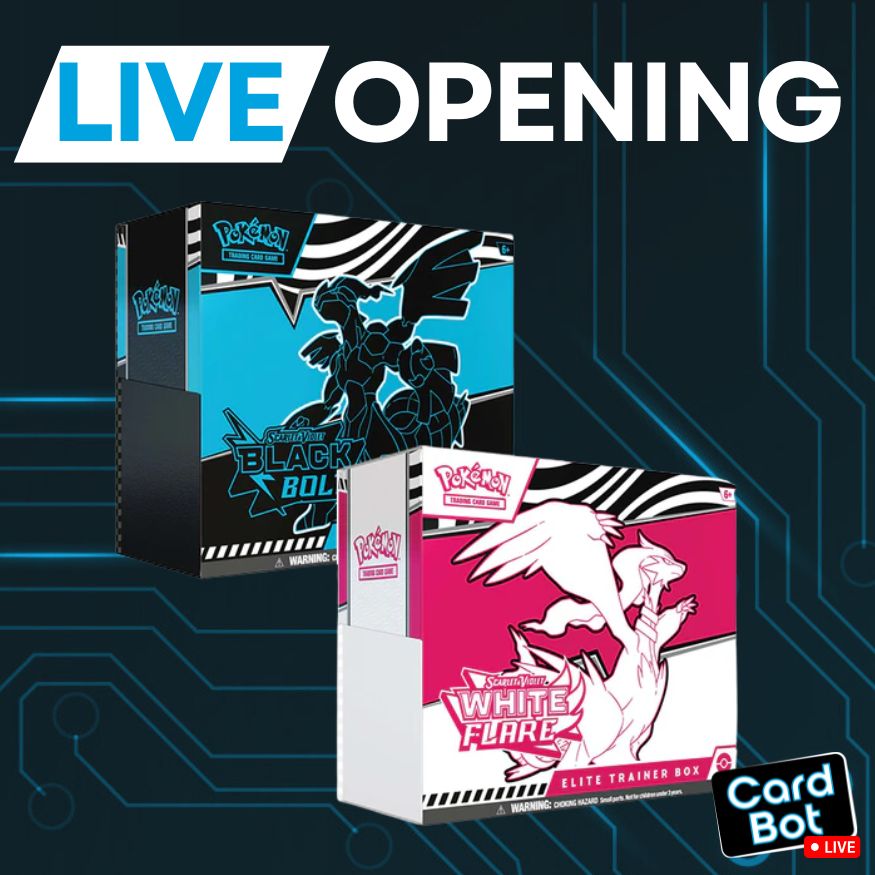 LIVE OPENING - Pokémon TCG Black Bolt / White Flare Elite Trainer Box
