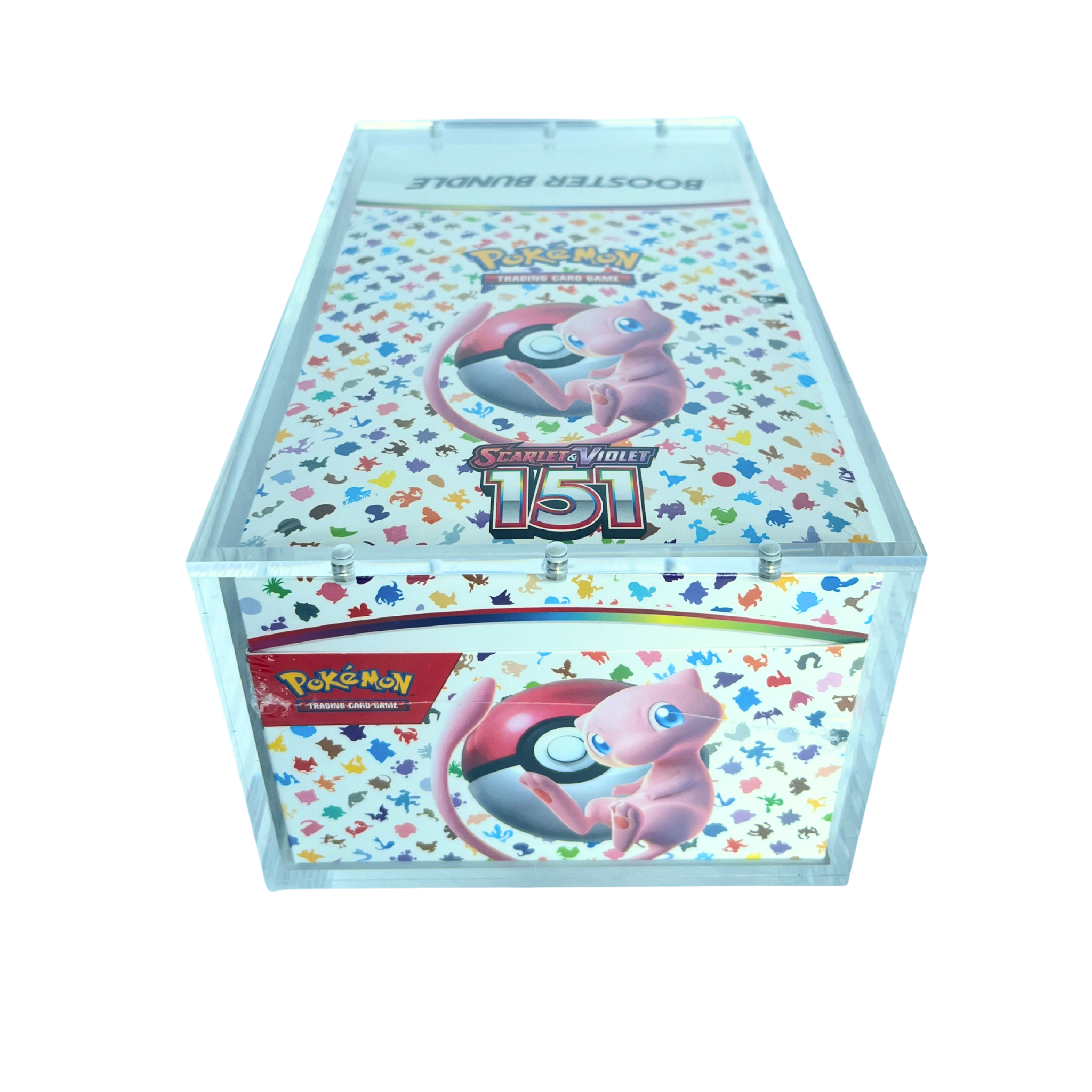 Pokémon TCG 151 Booster Bundle Display with Acrylic Case