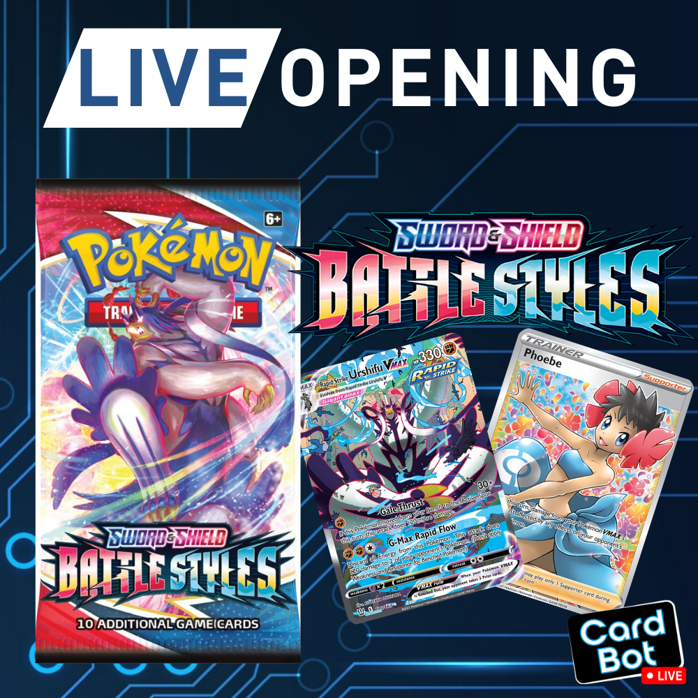 LIVE OPENING - Pokémon TCG Battle Styles Booster Pack