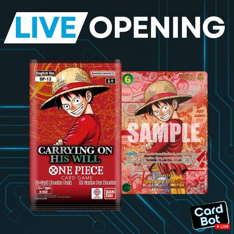 LIVE OPENING - One Piece Card Game Carrying On His Will OP-13 [EN]
