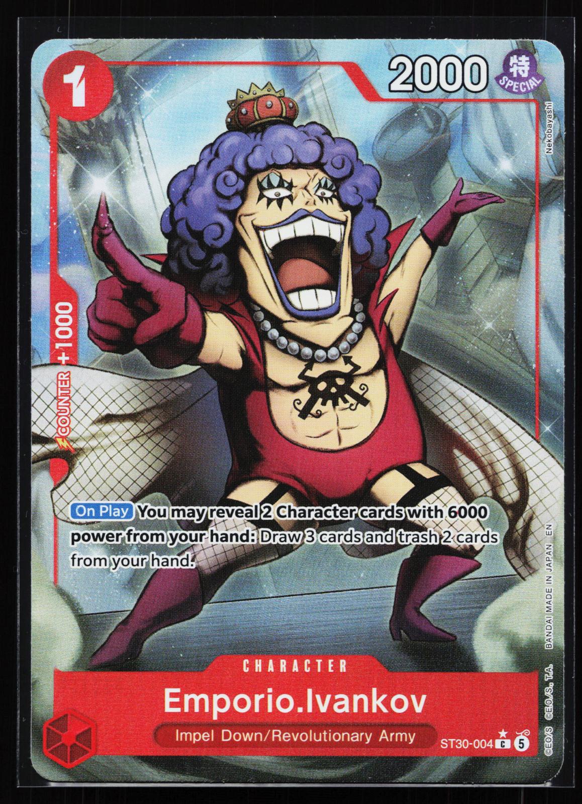 Starter Deck EX: Luffy & Ace ST30-004 Emporio.Ivankov (Full Art) Common