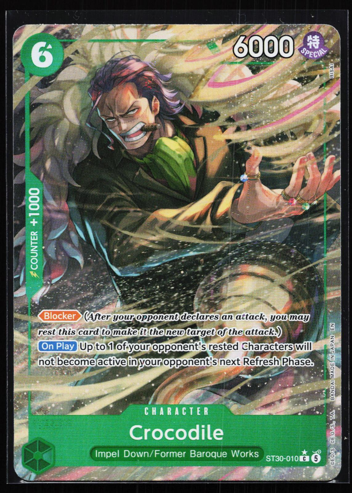 Starter Deck EX: Luffy & Ace ST30-010 Crocodile (Full Art) Common