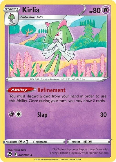 Sword & Shield Silver Tempest - 068/195 Kirlia Uncommon