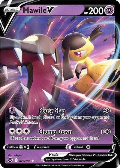 Sword & Shield Silver Tempest - 070/195 Mawile V Ultra Rare