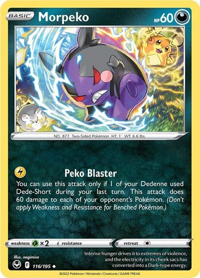 Sword & Shield Silver Tempest - 116/195 Morpeko Uncommon