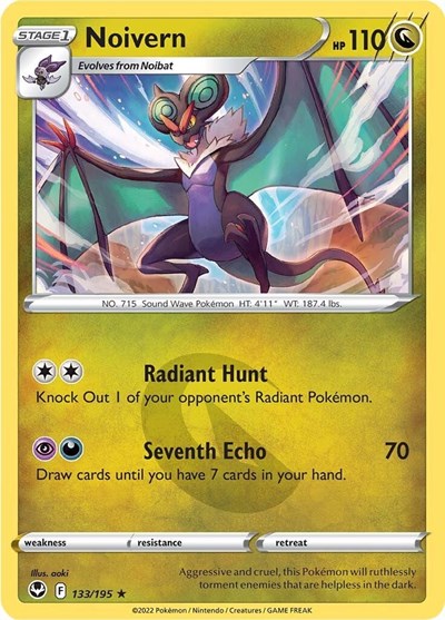 Sword & Shield Silver Tempest - 133/195 Noivern Rare