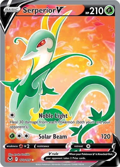 Sword & Shield Silver Tempest - 170/195 Serperior V (Full Art) Ultra Rare