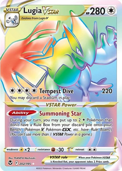 Sword & Shield Silver Tempest - 202/195 Lugia VSTAR Secret Rare