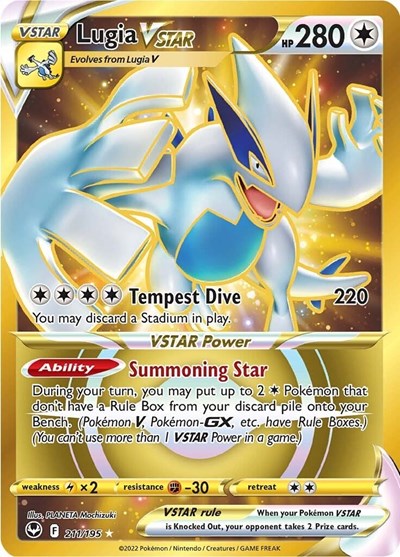 Sword & Shield Silver Tempest - 211/195 Lugia VSTAR Secret Rare